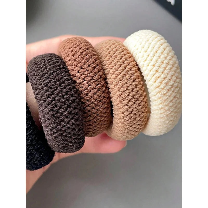 5/10 Pack Mix Color High Elasticity Scrunchies – Hair Ties Hair Scrunchies PLUSH