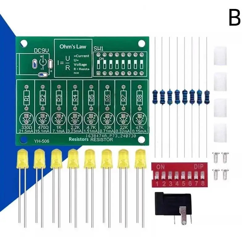 DIY LED Soldering Practice Kit | STEM Electronics Beginner Kit Soldering Practice Kit PLUSH B