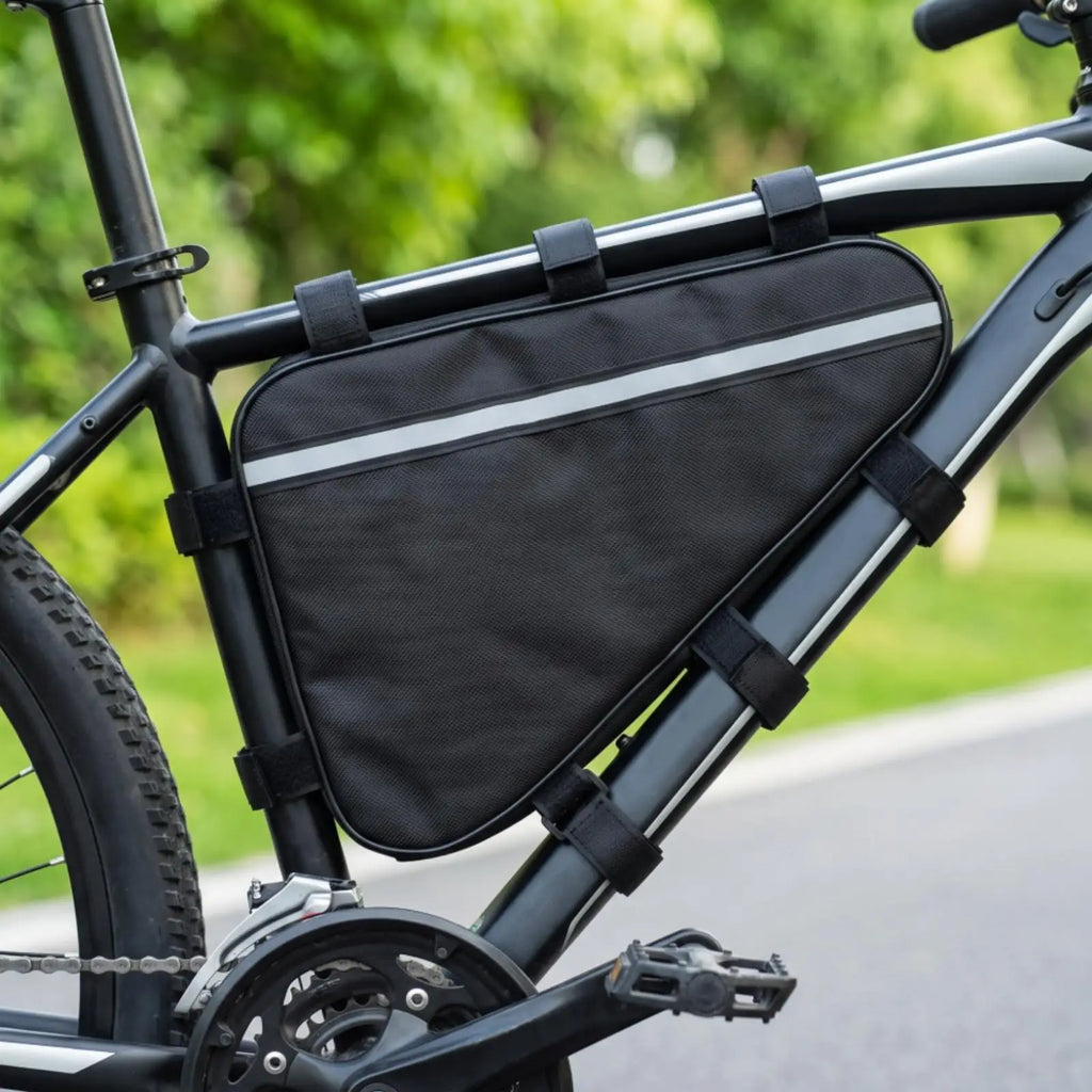 Waterproof Triangle Bike Frame Bag – Reflective & Cable Port Bike Frame Bag PLUSH