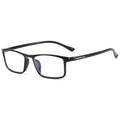 Ultralight Square Myopia Glasses – Anti-Reflective Unisex Frames Myopia Eyeglasses PLUSH black 400