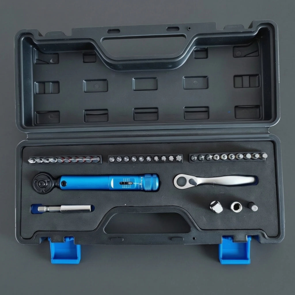 Professional Torque Wrench Kit with Case | Cyclist Tool Set Torque Wrench Kit PLUSH