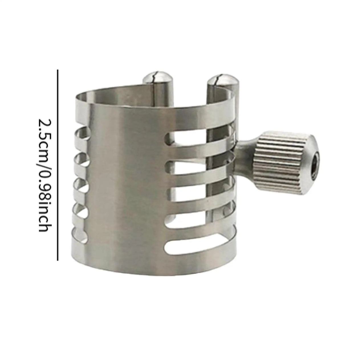 Saxophone Mouthpiece Ligature Metal Clip – Stainless Steel Fastener Saxophone Ligature Clip PLUSH