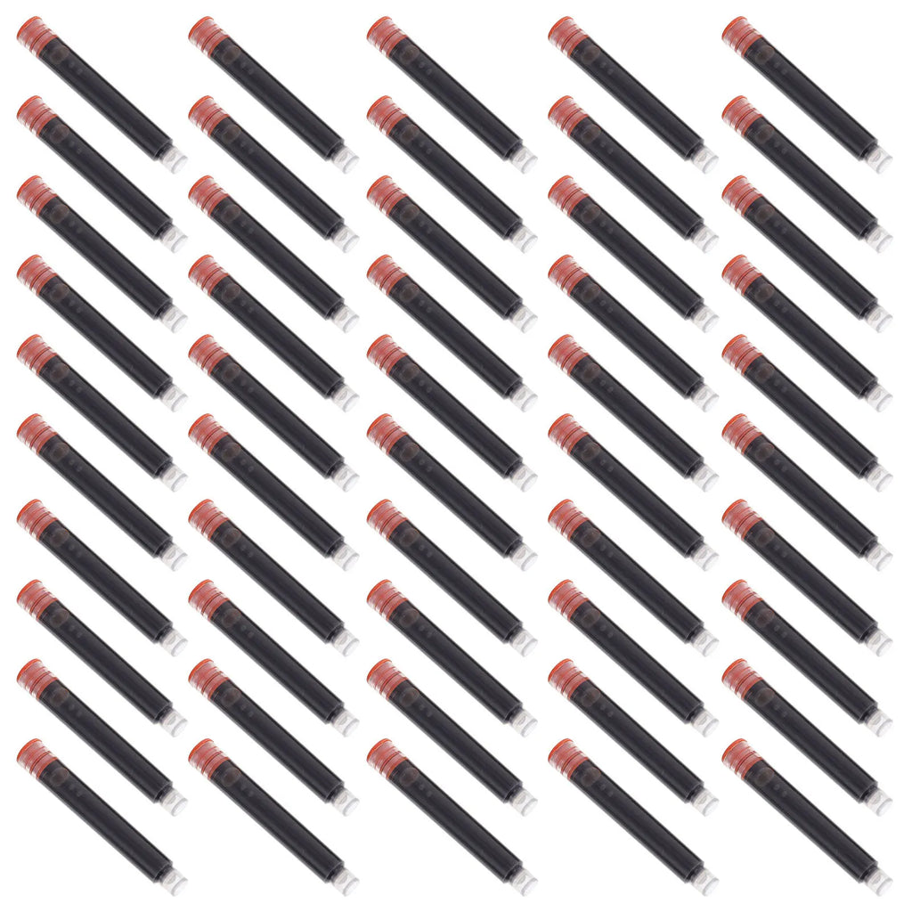 50pcs Universal Fountain Pen Ink Sac Cartridges Easy Refill Pen Ink Cartridges PLUSH