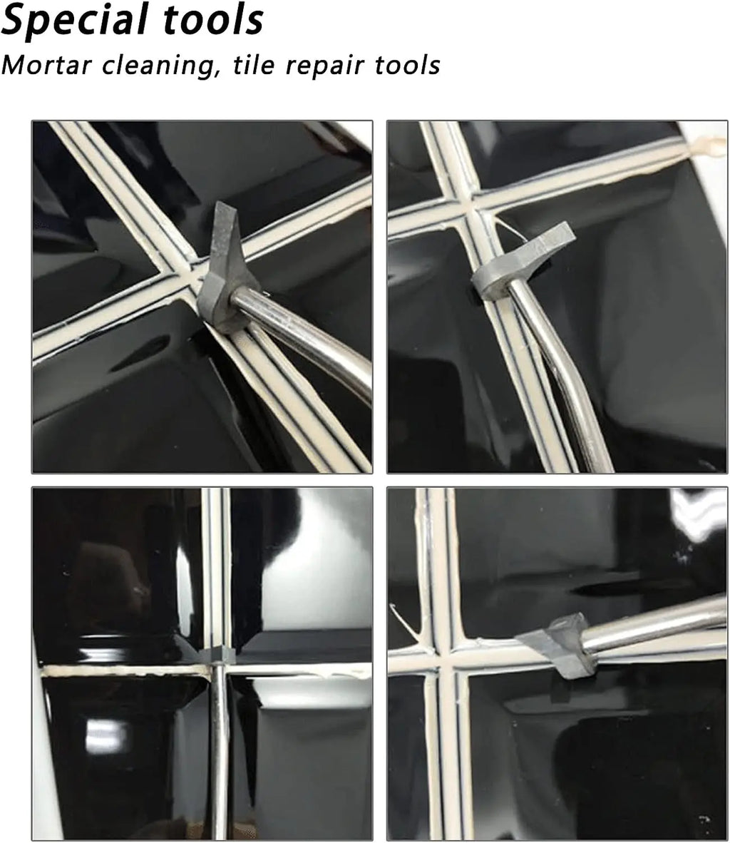 2-Set Grout & Caulk Removal Tool – Home & Office DIY Grout Removal Tool PLUSH