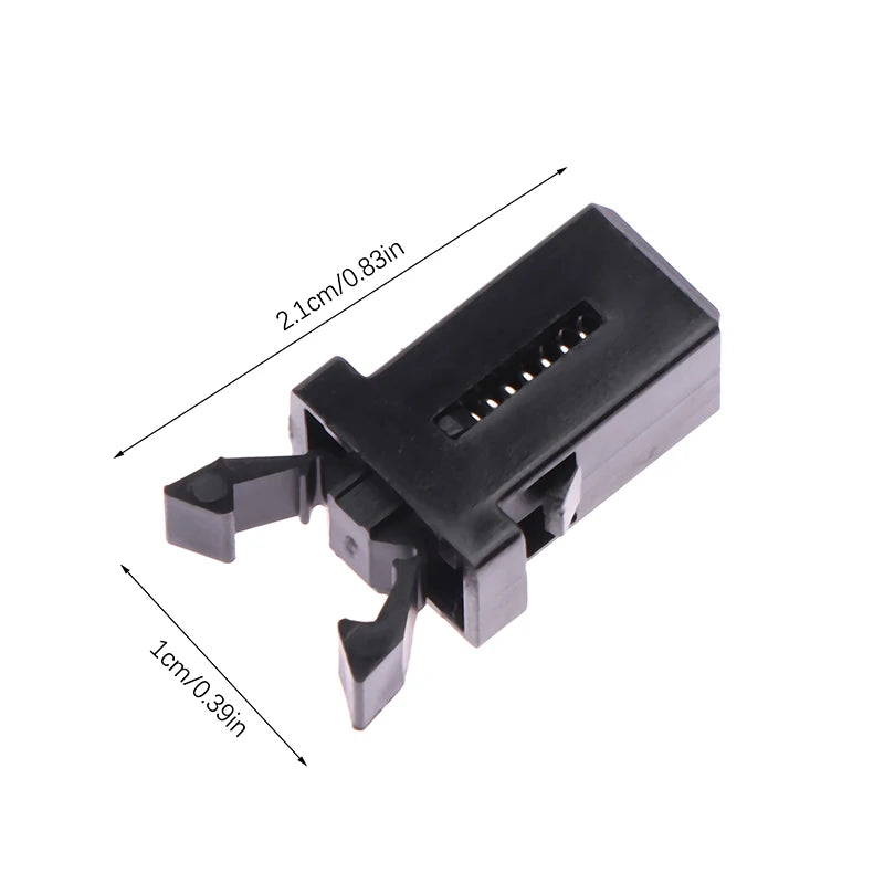 10pcs Trash Can Lid Latch Replacement Clips – Black & White Bin Lid Latch Clip PLUSH