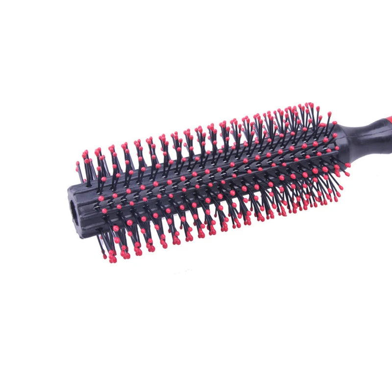 Spiral Round Brush Quiff Roller Curly Hair Comb – Salon Barber Hair Comb Brush PLUSH