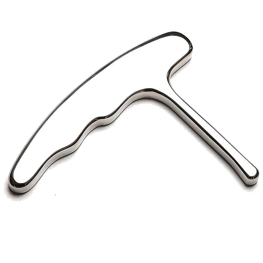 Stainless Steel T-Bar Trigger Point Massage Tool | DUTRIEUX Trigger Point Massager PLUSH