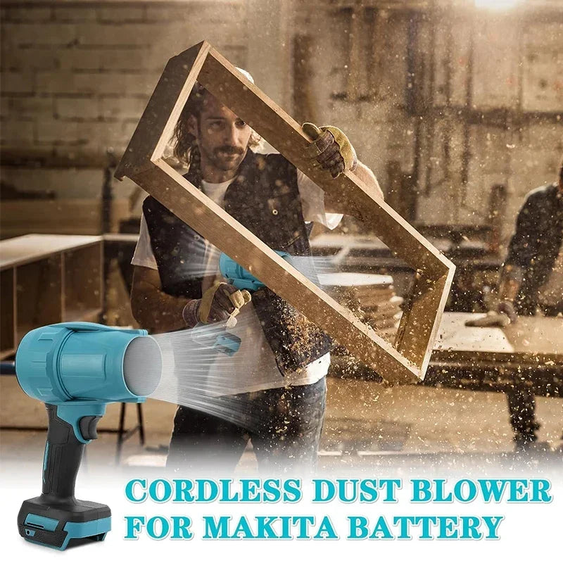 ZWINCKY 1000W Cordless Turbofan Blower – Makita 18V Battery Cordless Leaf Blower PLUSH Excluding batteries China Mainland