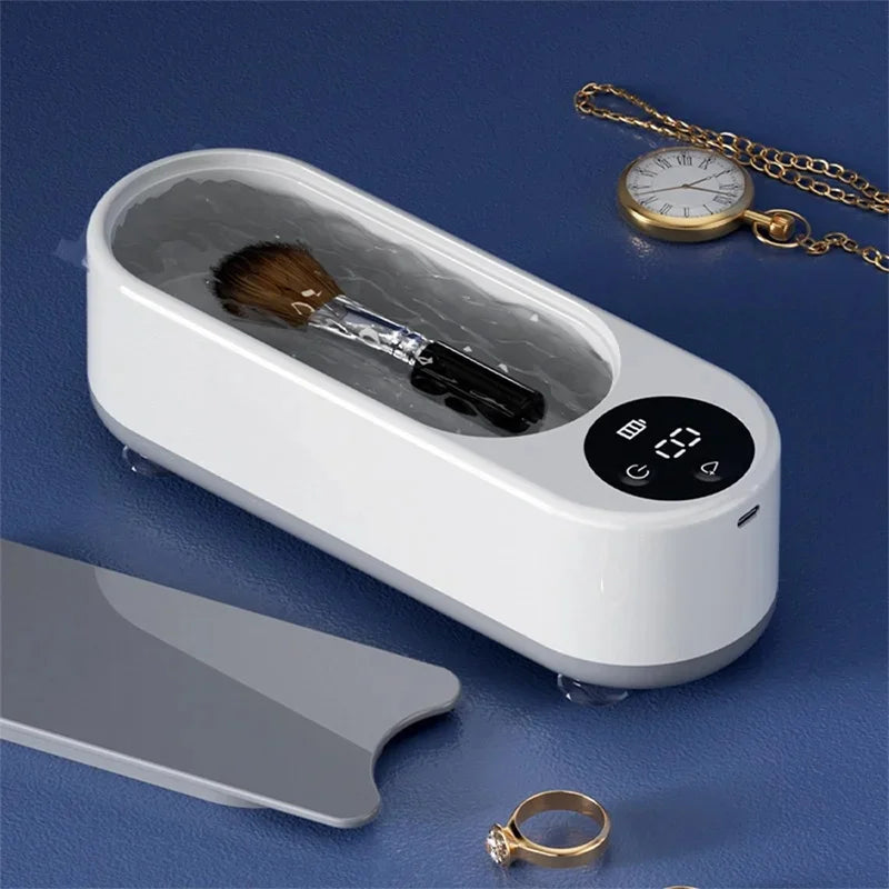 400ml Ultrasonic Jewelry Cleaner for Rings, Glasses & Brushes Ultrasonic Cleaner PLUSH
