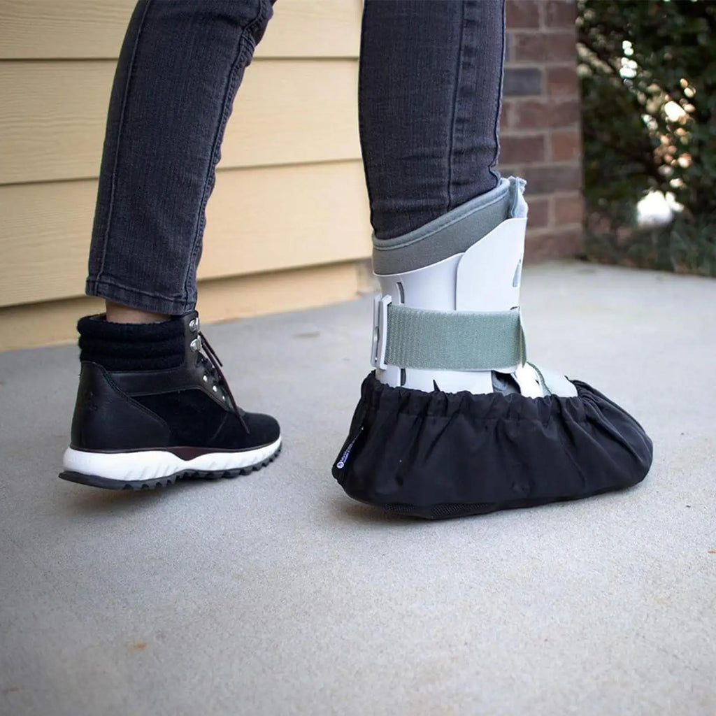 Walking Boot Covers 2Pcs – Waterproof Non-Slip Shoe Covers Boot Shoe Cover PLUSH