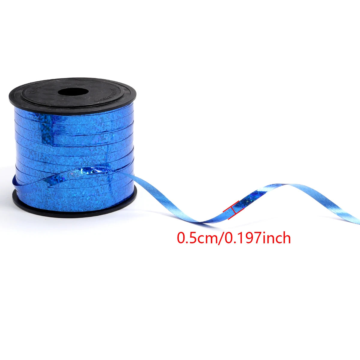 100 Yards Laser Ribbon Roll – Colorful Balloon & Gift Ribbon Craft Ribbon Roll PLUSH
