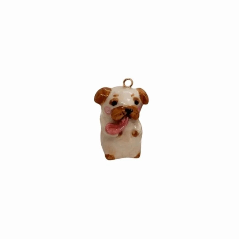 Cute Enamel Dog Breed Pendant – Shih Tzu, Beagle & More Enamel Dog Pendant PLUSH Style 4