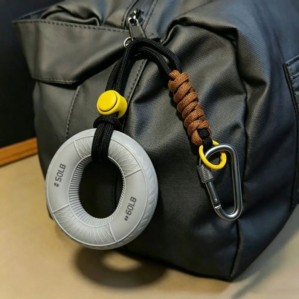 Silicone Grip Ring Keychain – Hand & Wrist Strength Trainer Grip Strength Trainer PLUSH