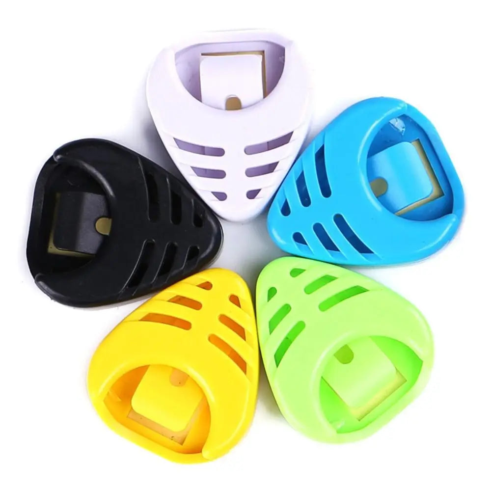 10pcs Heart Shape Adhesive Guitar Pick Holder Box | Random Color Guitar Pick Holder PLUSH