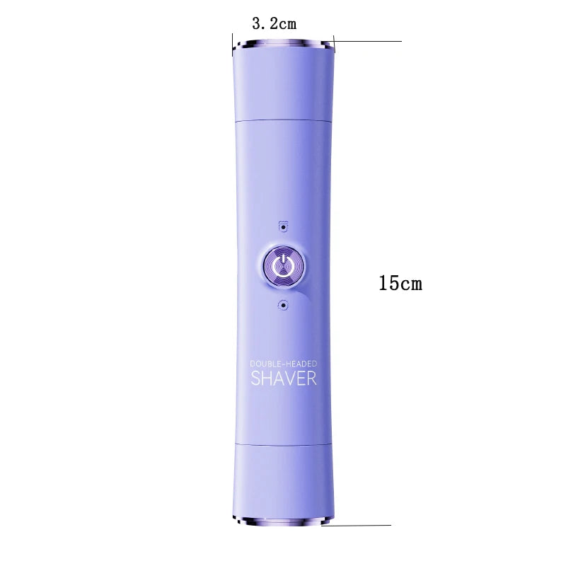 Women's Dual Head Electric Shaver – USB Rechargeable Trimmer Electric Hair Shaver PLUSH