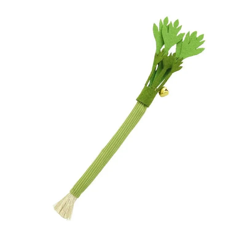Catnip Cat Chew Toy – Molar Stick & Squeaky Interactive Play Cat Chew Toy PLUSH 1Pcs