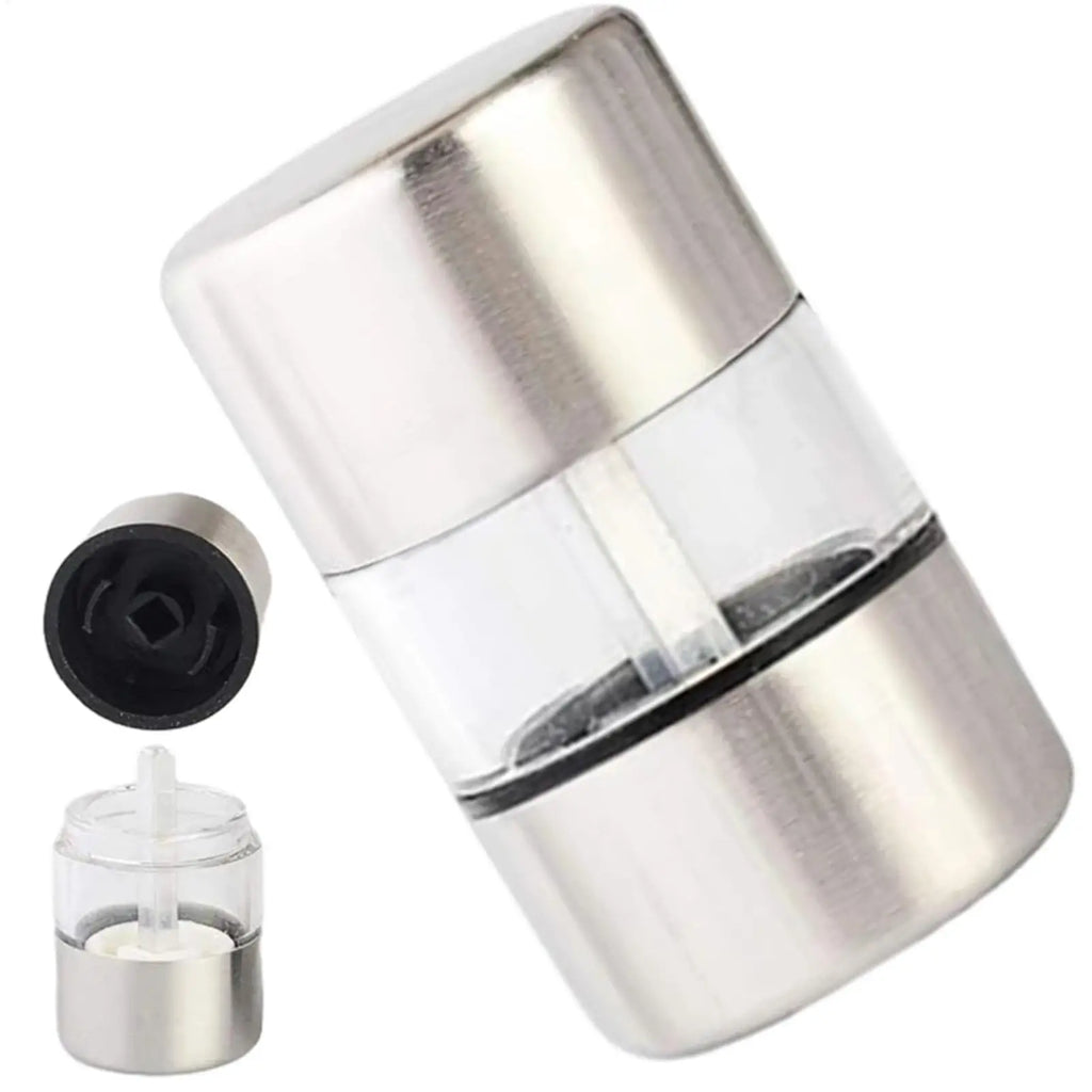 Manual Salt & Pepper Grinder – Mini Stainless Steel Mill Spice Mill Grinder PLUSH