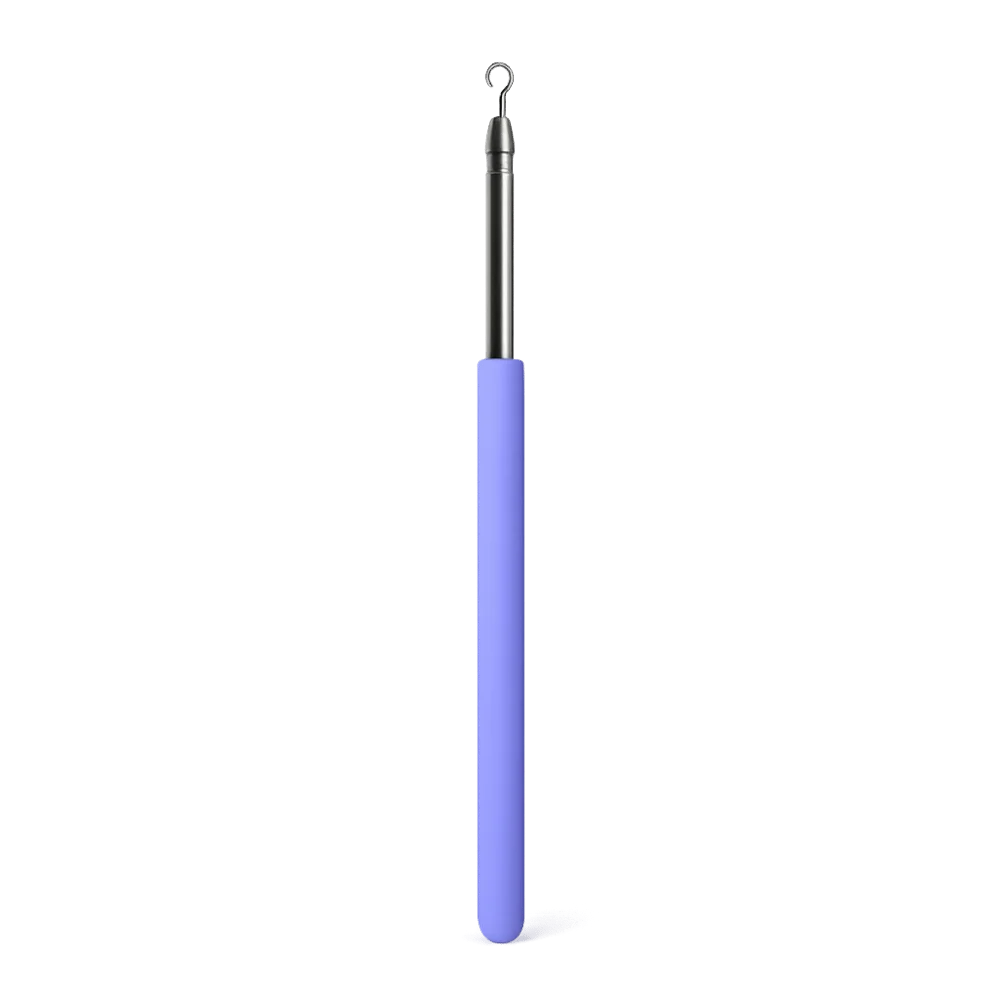 Retractable Bracelet Fastener Helper Tool – Stainless Steel Jewelry Helper Tool PLUSH Purple