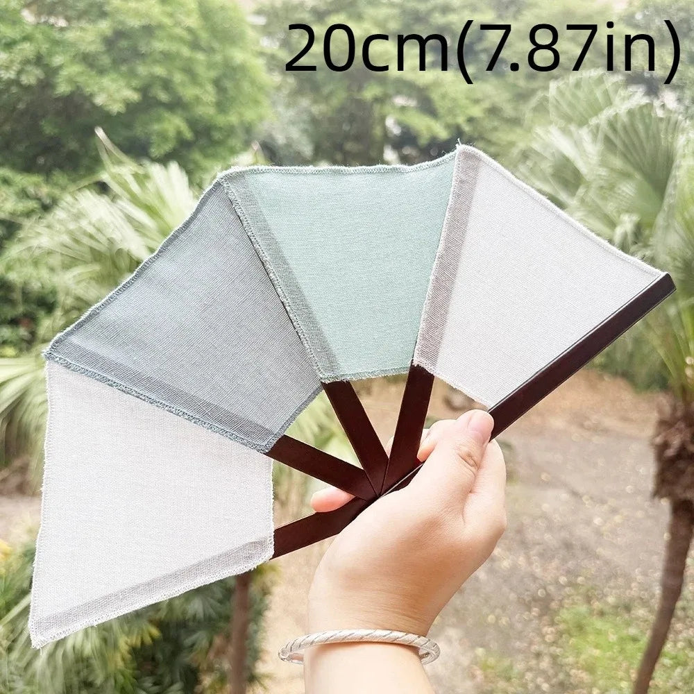 Handmade Embroidered Spanish Folding Fan – Vintage Portable Fan Folding Hand Fan PLUSH Style K
