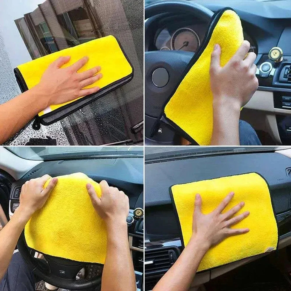 Microfiber Car Wash Towels 30x30cm – 3/5/10 Pack Microfiber Cleaning Towel PLUSH