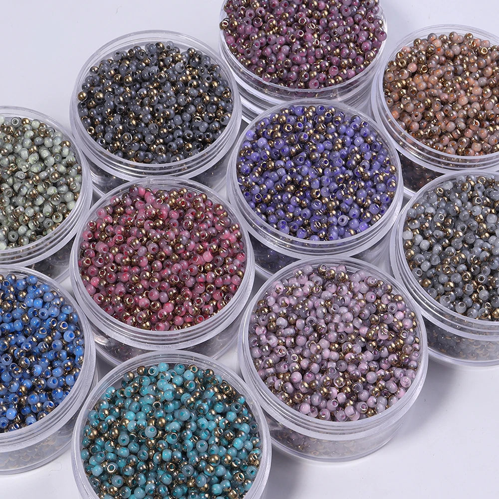 4mm Colorful Glass Seed Beads 30g – DIY Jewelry Spacer Beads Glass Seed Beads PLUSH