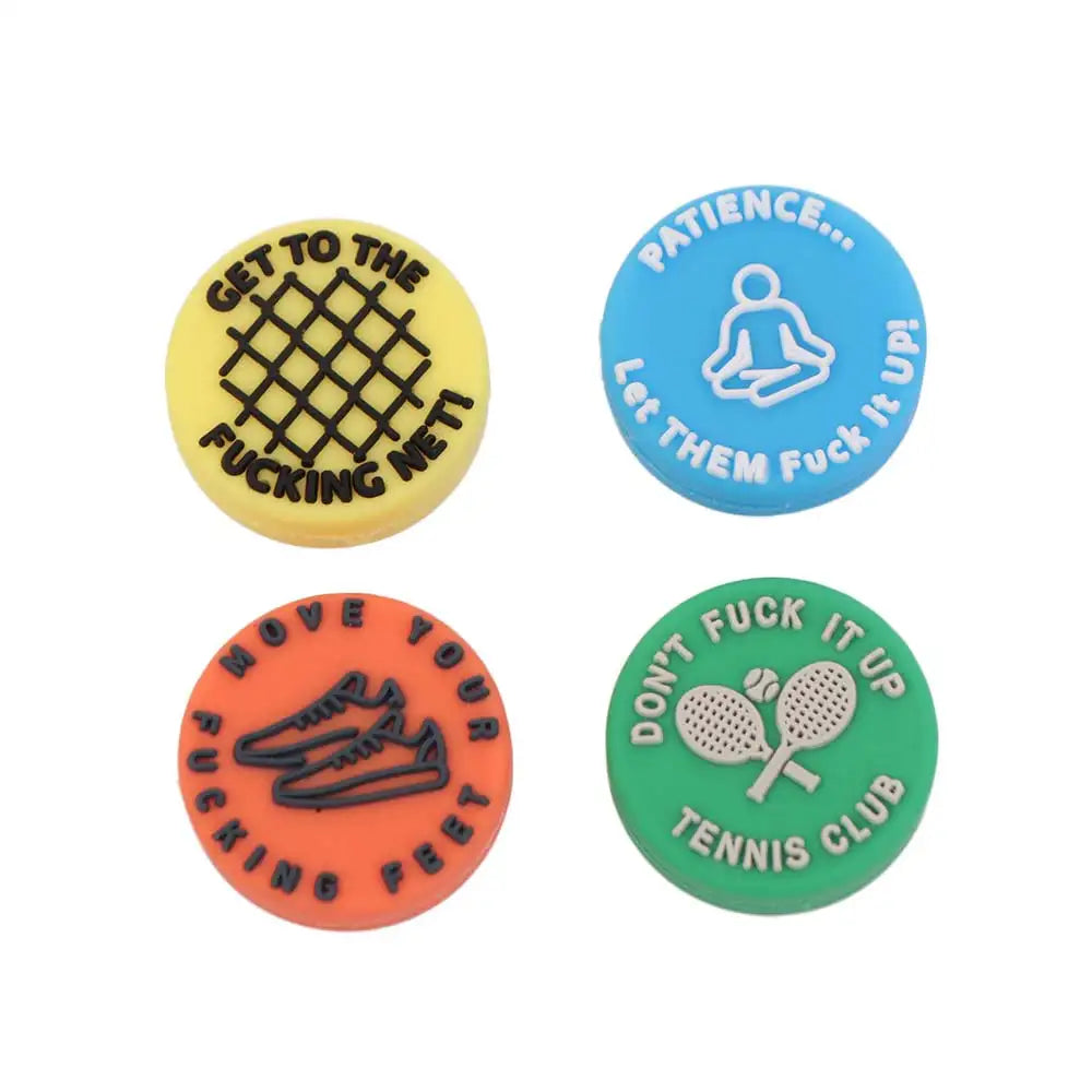 Silicone Tennis Racket Vibration Dampener – 4 Colors Tennis Dampener PLUSH