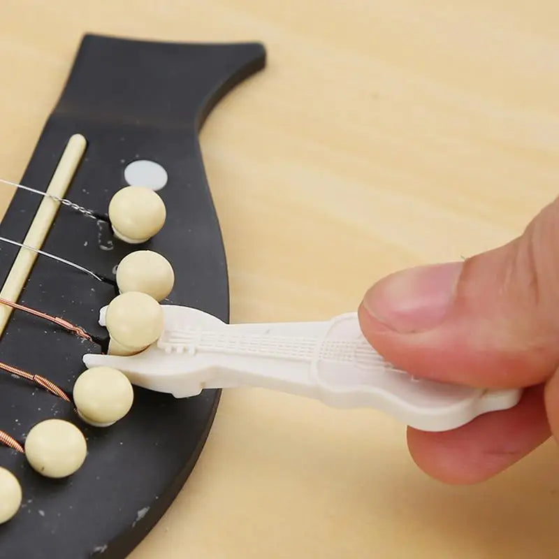 Guitar Bridge Pin Puller Tool Kit – Safe & Easy String Change Guitar Accessory Tool PLUSH