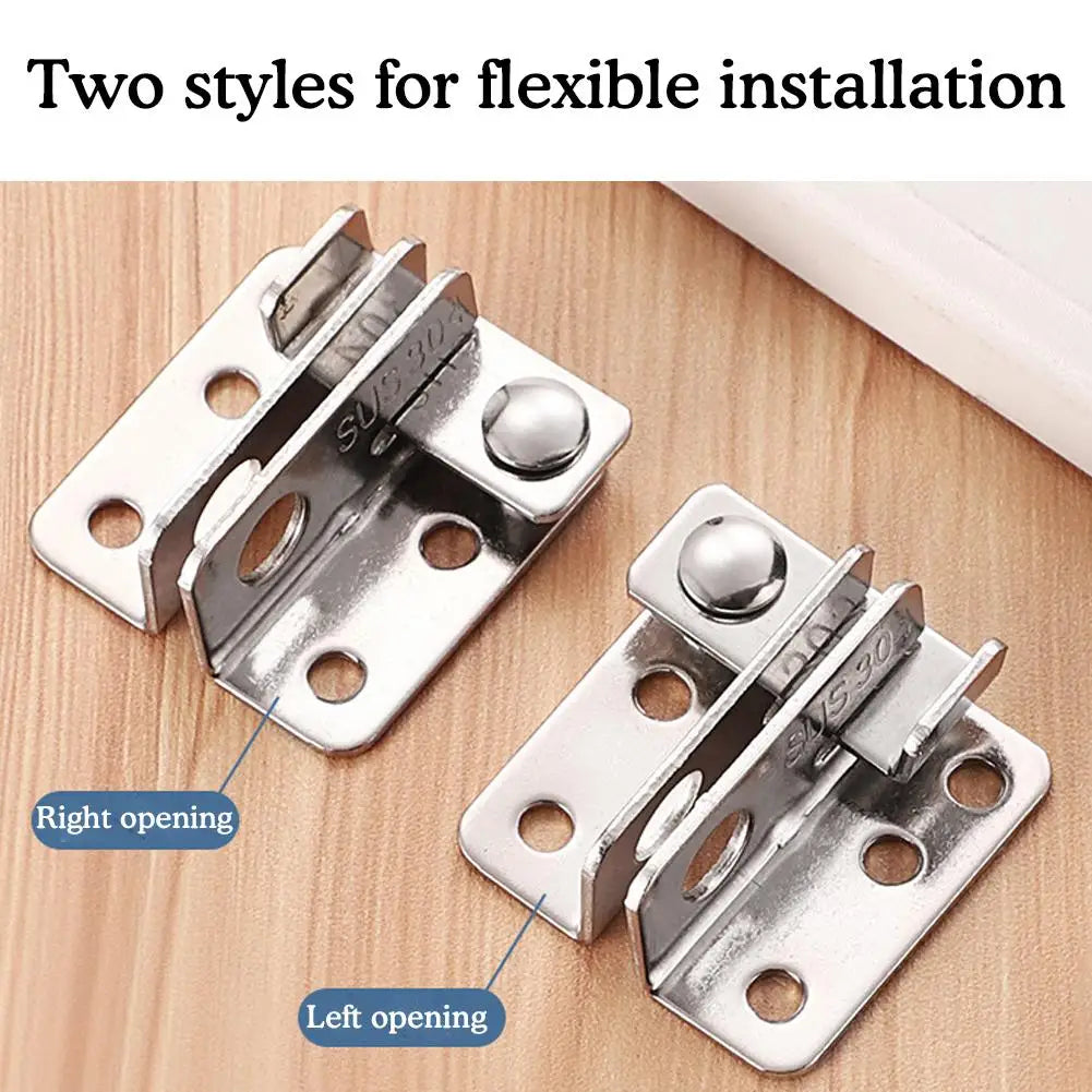 Stainless Steel Flip Latch Gate Lock with Padlock Hole | Barn Door Gate Door Latch PLUSH