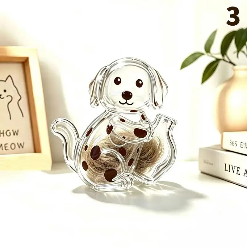 Cat Hair Keepsake Capsule Fridge Magnet – Pet Fur Collector Pet Keepsake Magnet PLUSH 3