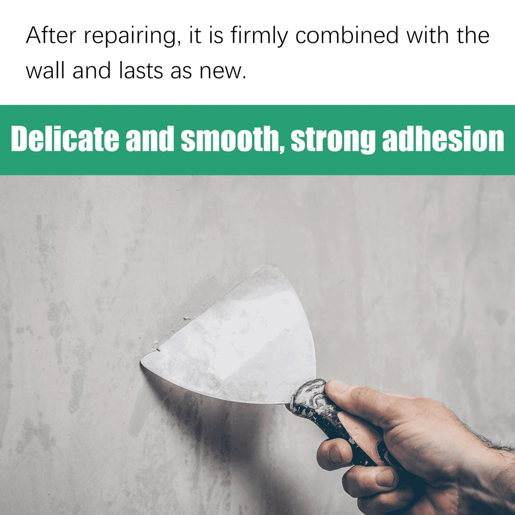 Waterproof Wall Repair Paste & Spatula – No-Mix Quick Dry Wall Repair Paste PLUSH