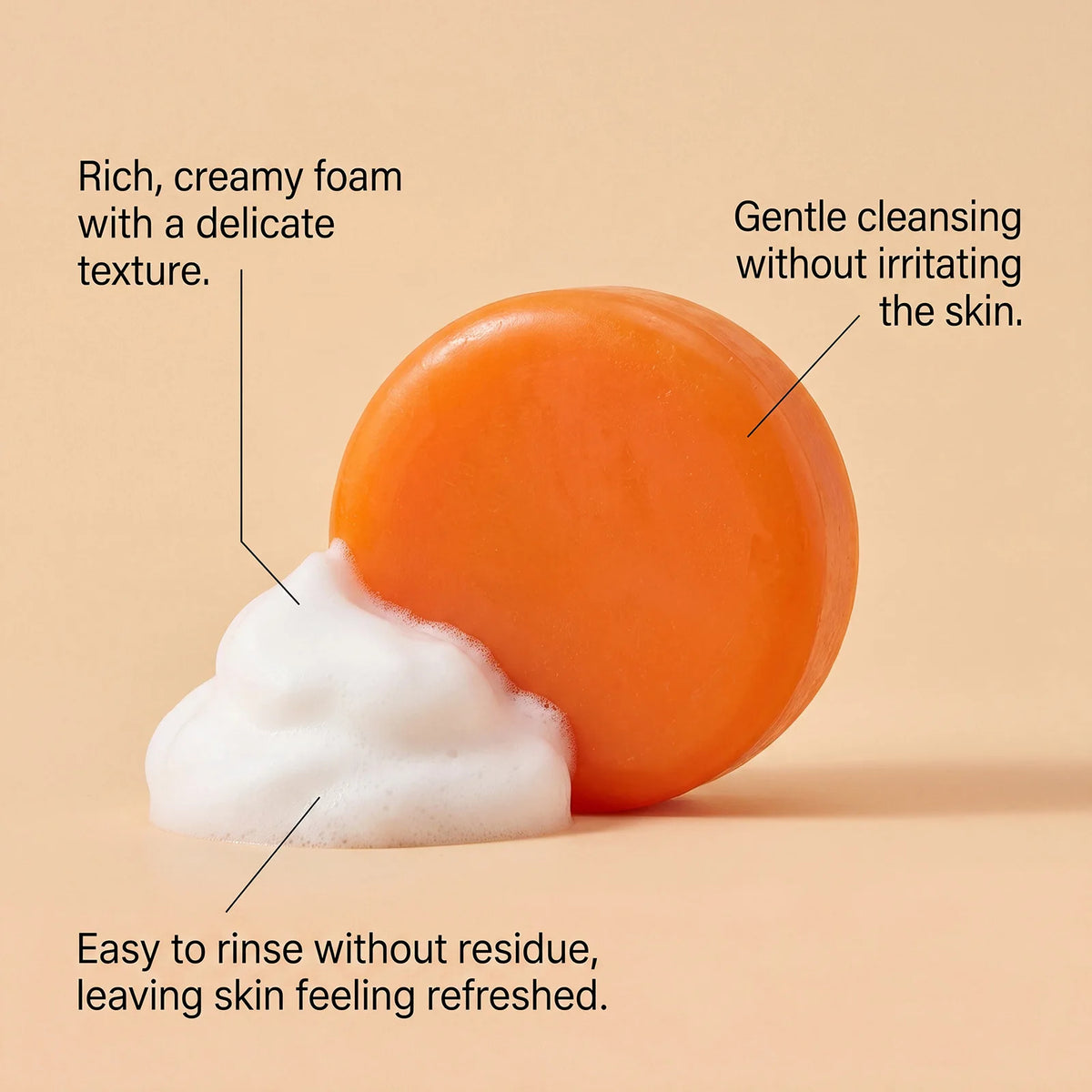 Persimmon Goat Milk Soap Bar – Oil Control & Deodorant Natural Soap Bar PLUSH