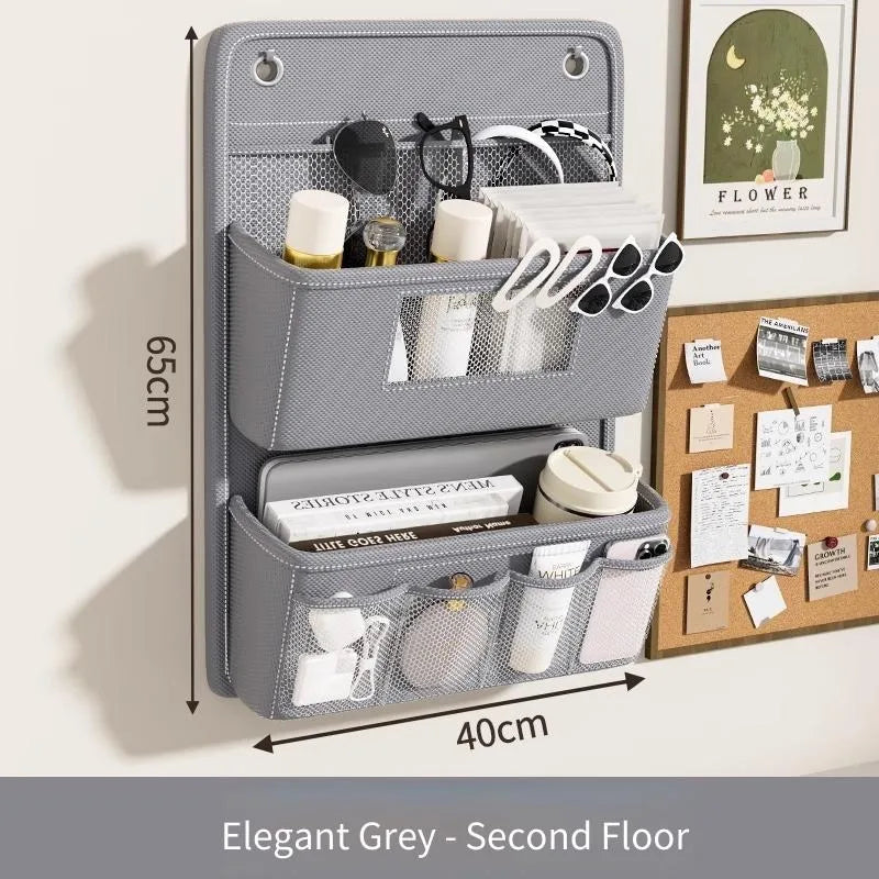 Hanging Bedside Storage Organizer – Oxford Fabric Wall Door Bag Hanging Storage Organizer PLUSH