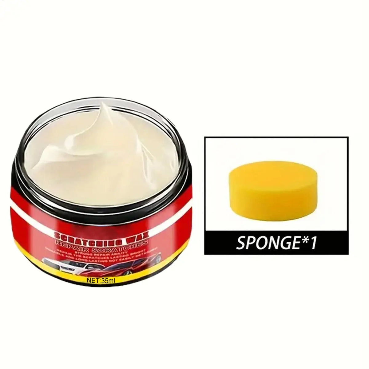 Car Scratch Remover Polish Wax – All-Color Paint Repair Car Polish Wax PLUSH