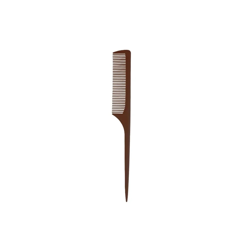 Sharp Pointed Tail Comb – Fine Teeth Hair Styling for Girls Hair Styling Comb PLUSH Brown