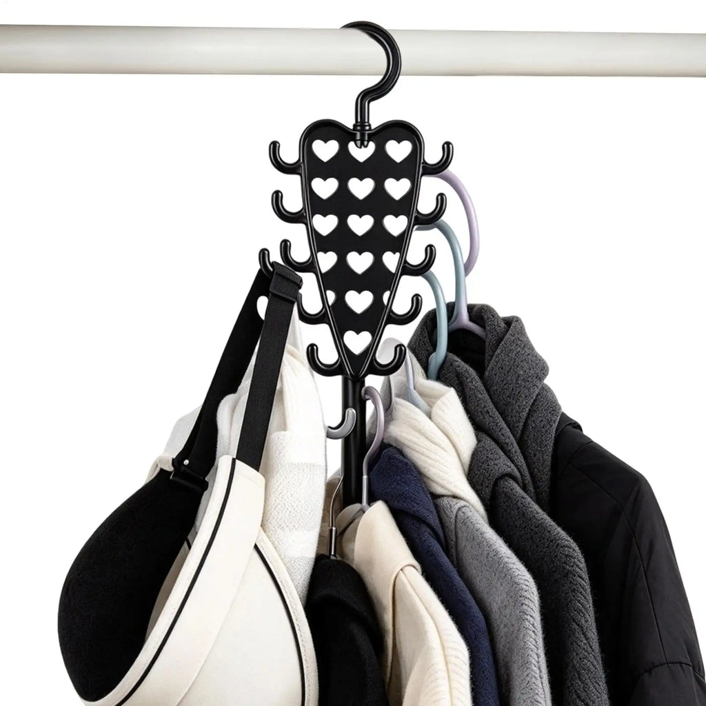 V-Shape 12-Hook Space Saving Closet Organizer Hanger Closet Organizer Hanger PLUSH