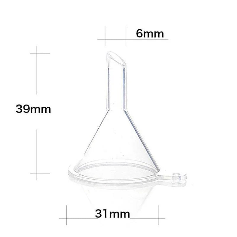 Mini Plastic Travel Funnels for Perfume & Liquid Filling | 1/5pcs Travel Funnels PLUSH 1 pc