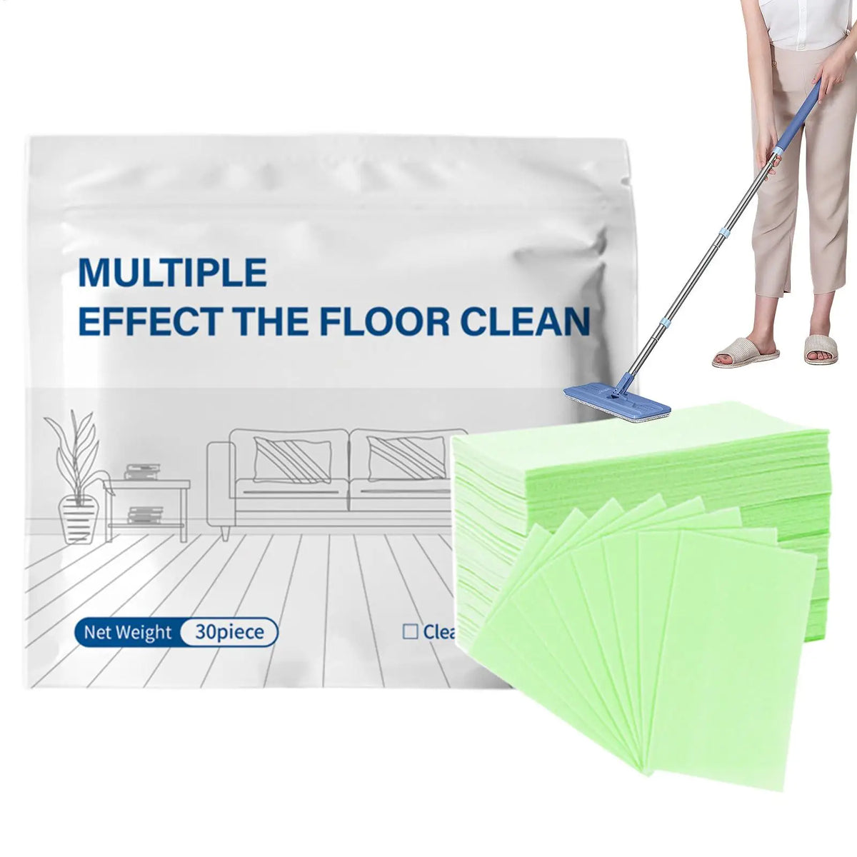 30-Pack Floor Cleaning Tablets – Hardwood, Tile & Laminate Floor Cleaning Tablets PLUSH