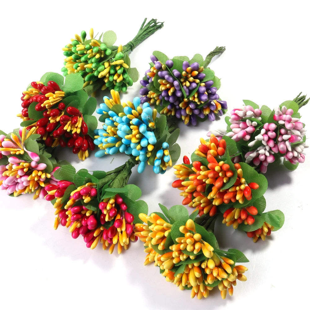 20pcs Gypsum Artificial Flower Stamens 85mm – DIY Wedding Décor Artificial Flower Stamens PLUSH
