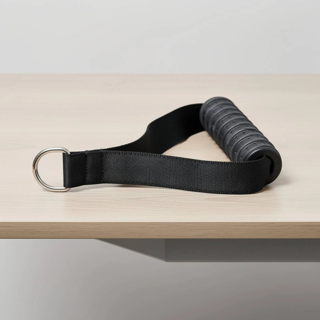 Ergonomic Resistance Band Handle with D-Loop | Sweat Resistant Resistance Band Handle PLUSH