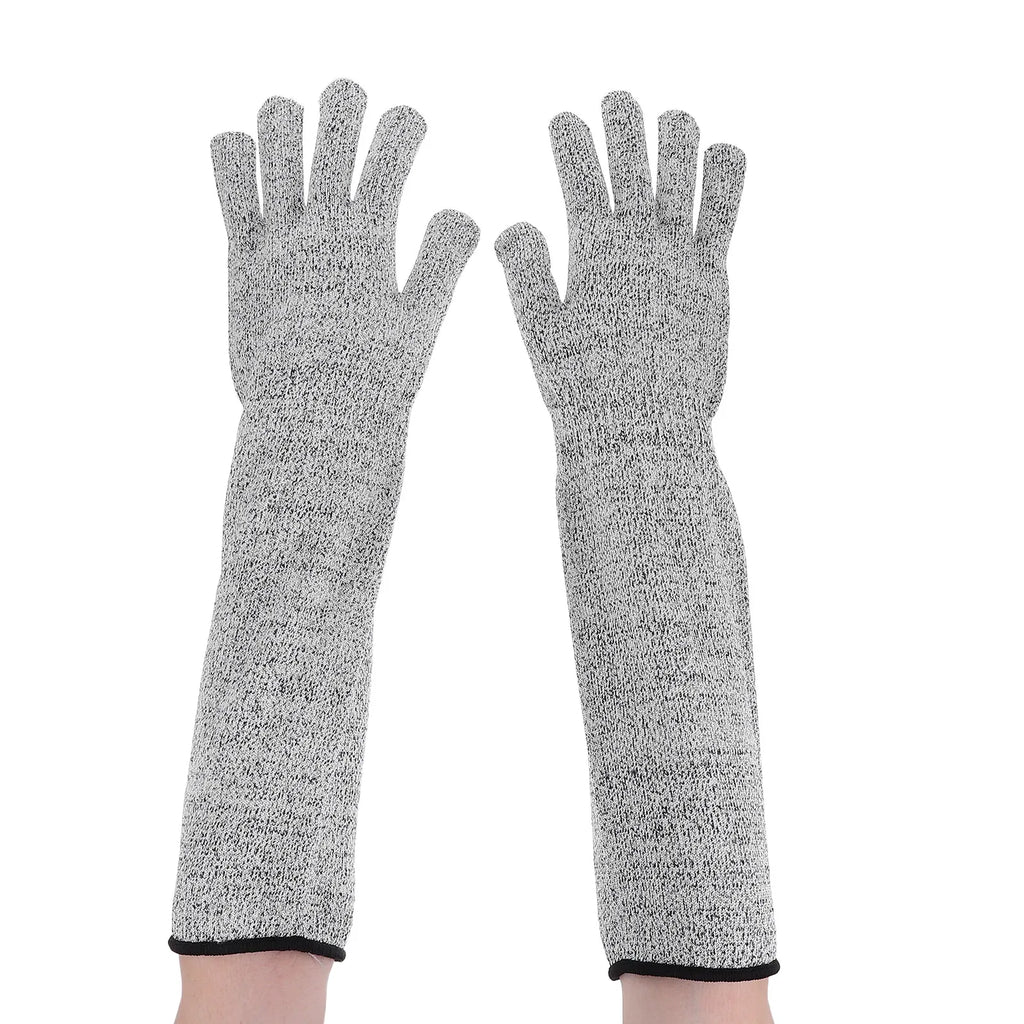 Level 5 Cut Resistant Gloves with Extended Forearm Sleeves Cut Resistant Gloves PLUSH