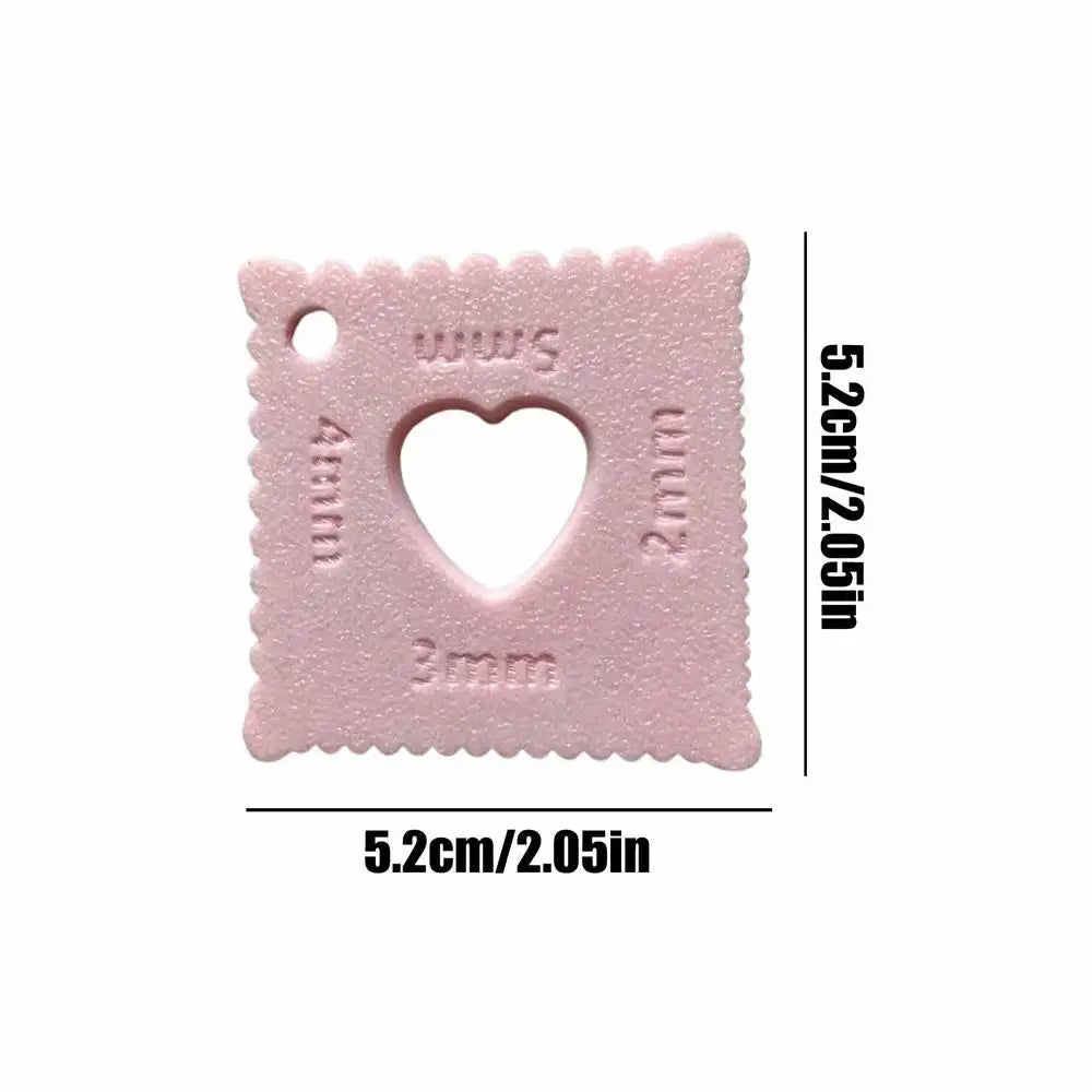 Sewing Stitch Spacing Ruler 2-5mm – Leather Craft Template Guide Sewing Spacing Ruler PLUSH Pinks