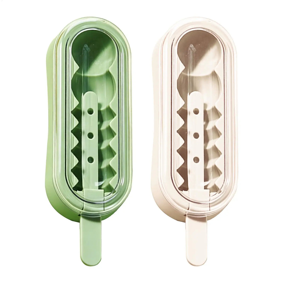 Silicone Ice Cream Mold with Stick & Cover – DIY Ice Pop Maker Ice Pop Mold PLUSH