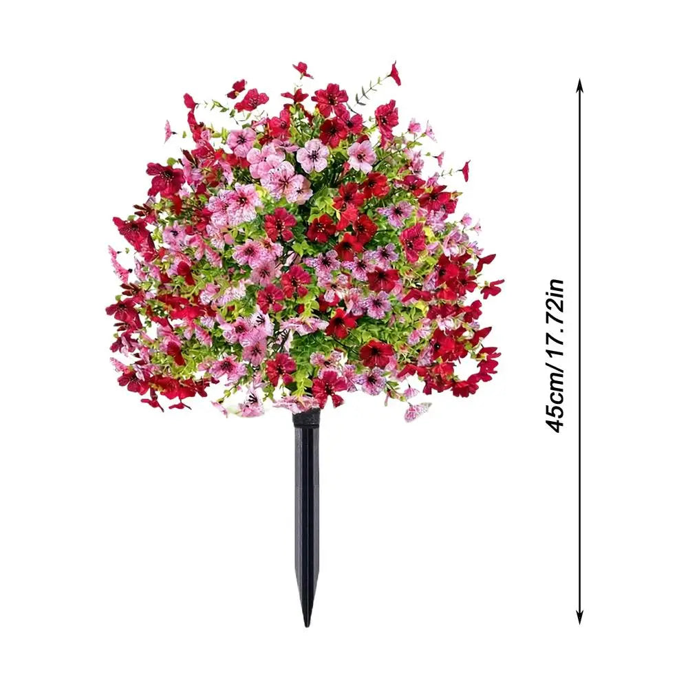Artificial Petunia Flowers UV Resistant – Indoor & Outdoor Décor Artificial Flower Decor PLUSH 1PC