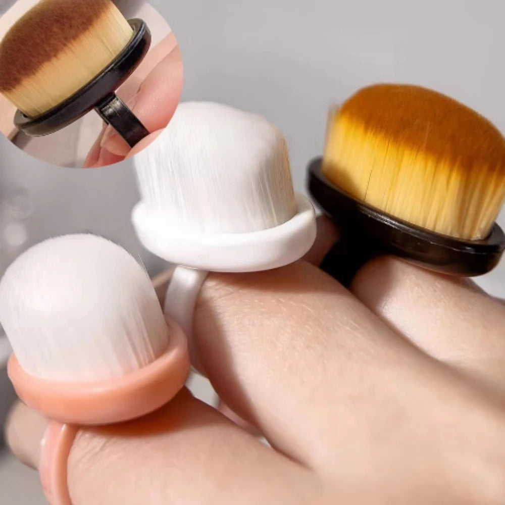 Ring Nail Dust Cleaning Brush – Manicure Tool | 3 Colors Nail Cleaning Brush PLUSH