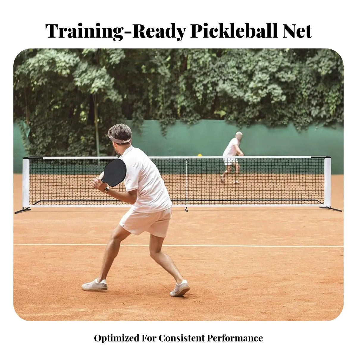 Portable 22ft Pickleball Replacement Net – Fast Outdoor Setup Pickleball Net PLUSH