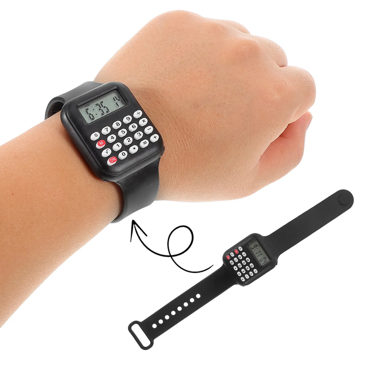 Foxnovo Kids Calculator Wrist Watch Digital – 2 Pack Kids Calculator Watch PLUSH