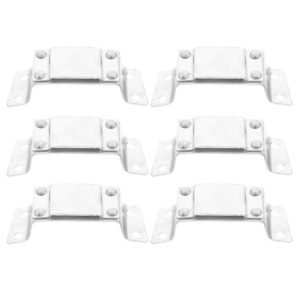 6-Pack Hard Hat Headlamp Mount Clips – Aluminum Alloy Brackets Hard Hat Accessories PLUSH