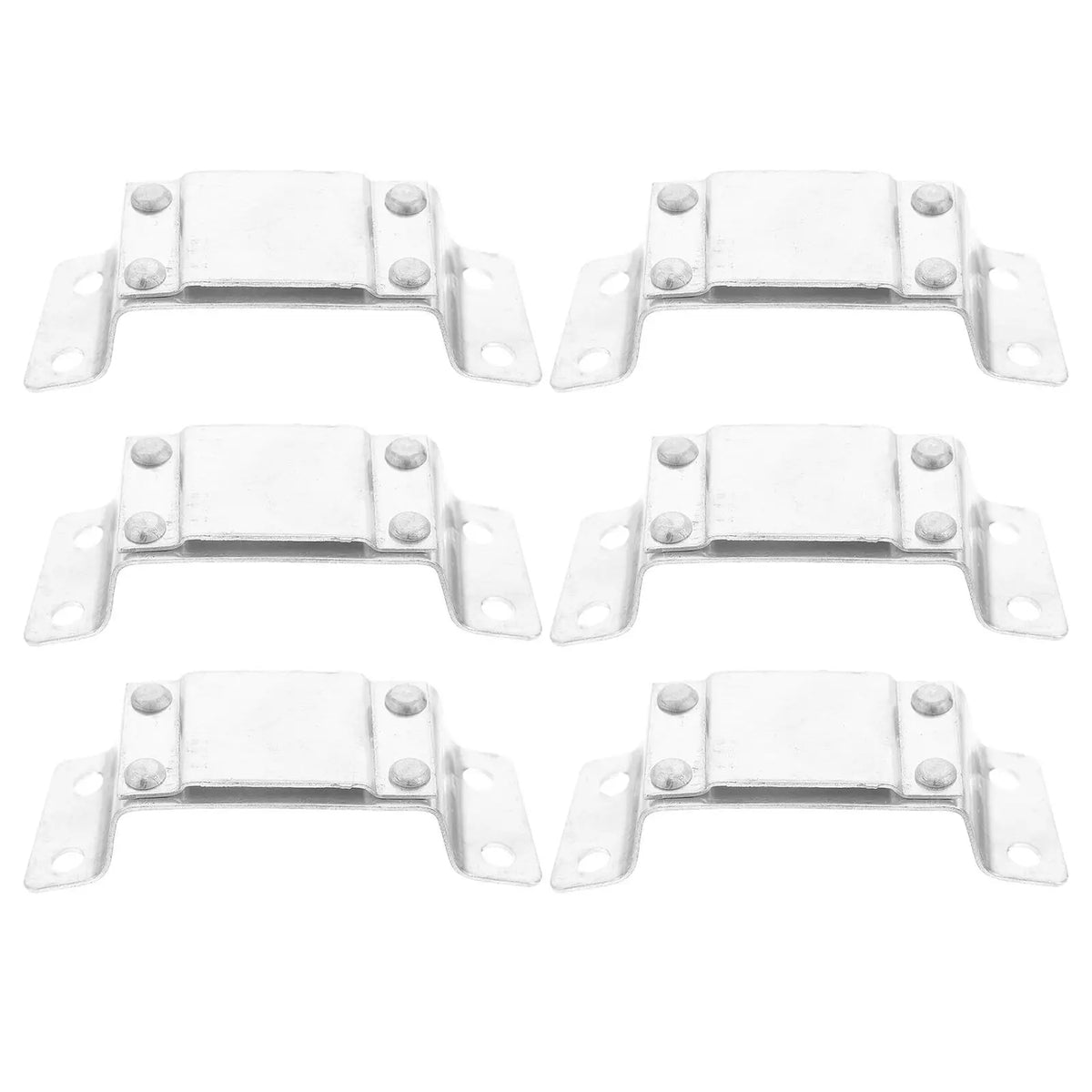 6-Pack Hard Hat Headlamp Mount Clips – Aluminum Alloy Brackets Hard Hat Accessories PLUSH