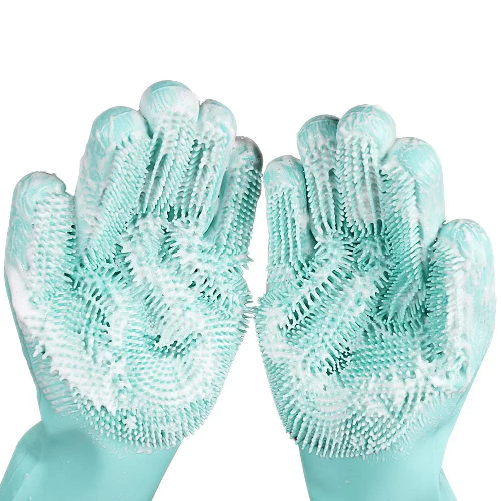 Silicone Pet Grooming Glove – Dog & Cat Hair Removal Brush Pet Grooming Glove PLUSH