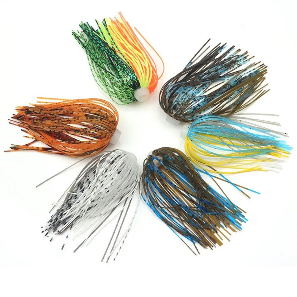 88-Strand Silicone Buzz Bait Skirts 64mm – Bass Jig Fishing Fishing Bait Skirts PLUSH